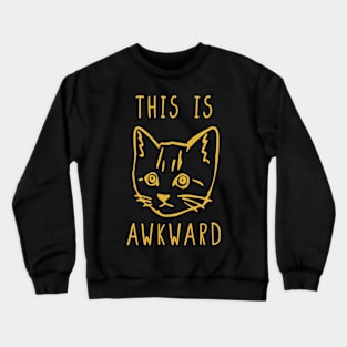 This is Awkward Mustard Crewneck Sweatshirt